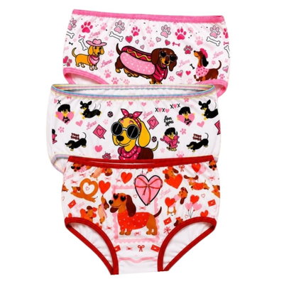 6 bombachas de nena Perritos Talle 6 y 8 COLORES SURTIDOS