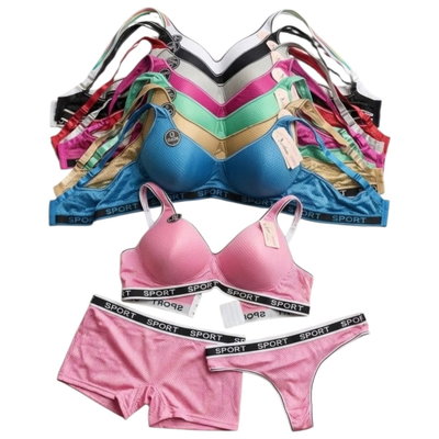 6 Conjuntos 3 piezas TOP+COLALESS+BOXER Talles SURTIDOS 105 al 120