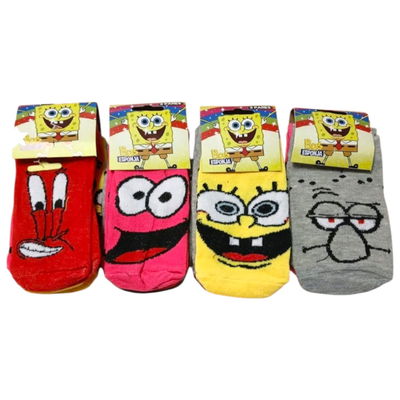 Docena surtida soquetes Bob Esponja infantil