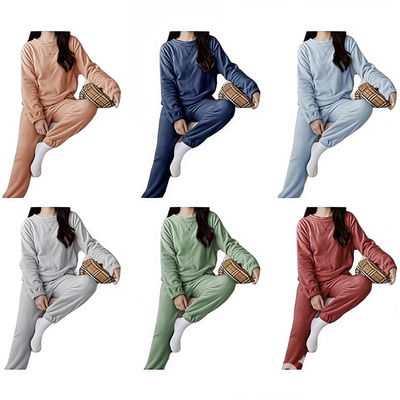 Pack x3 piyamas mujer de peluchito COLORES Y TALLES SURTIDOS cod002525