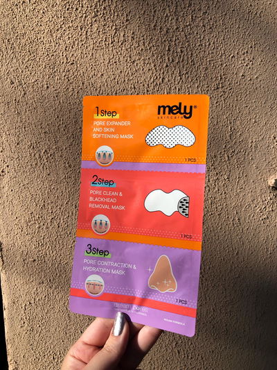 Mascarilla para remover puntos negros 3 pasos - Mely
