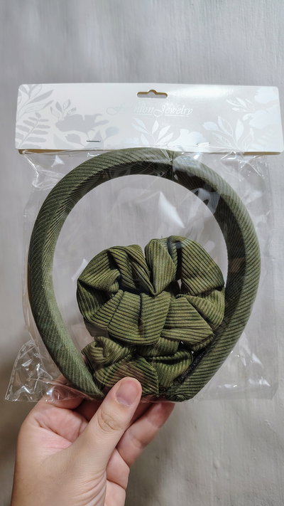 Set Vincha + 2 Scrunchies