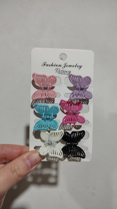 Set broches mariposas