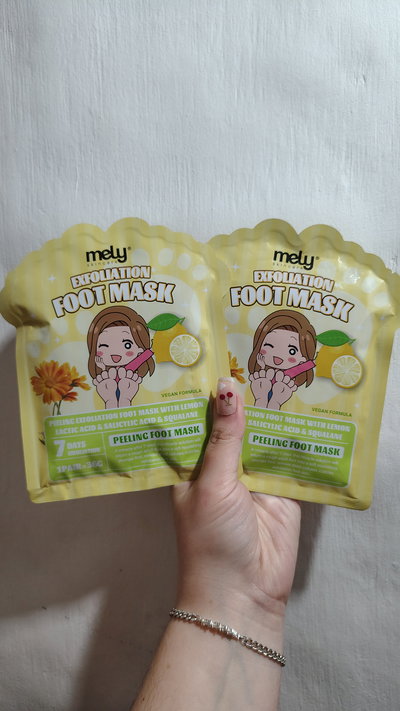 Mascarilla para pies exfoliante regeneradora - Mely👣