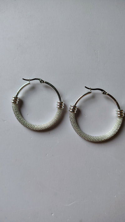 Aros Acero Blanco (grande)