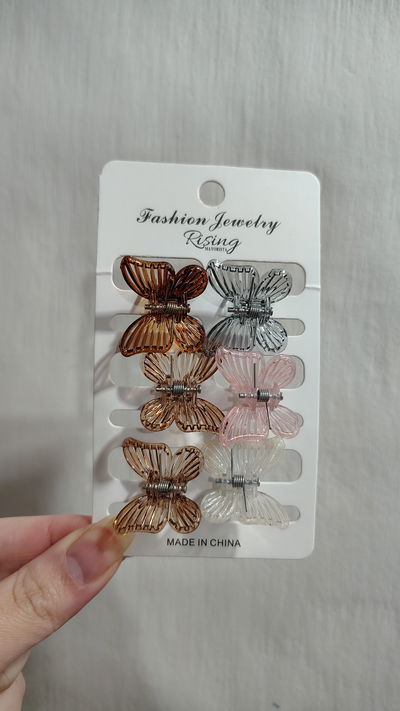Set broches mariposas 