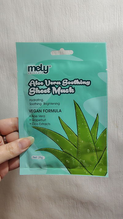 Mascarilla facial de aloe vera, pomelo y extracto de coca - Mely
