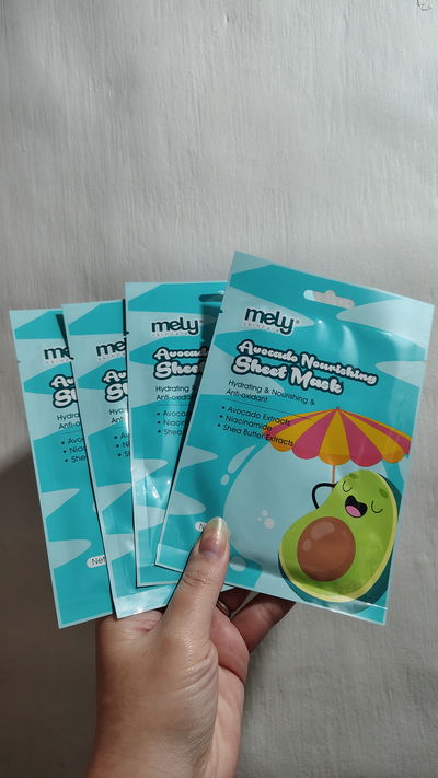 Mascarilla facial con extracto de avocado, niacinamida y manteca de karité - Mely