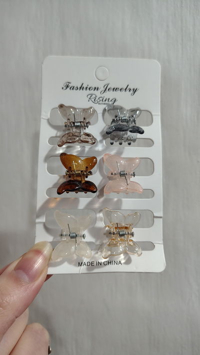 Set broches mariposas