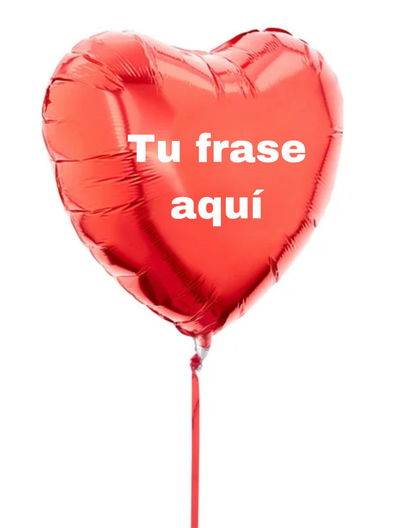 Globo de corazón ROJO 18" 