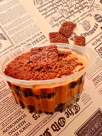 Porción de Chocotorta