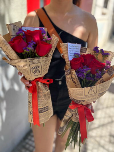 Ramo de 3 rosas importadas