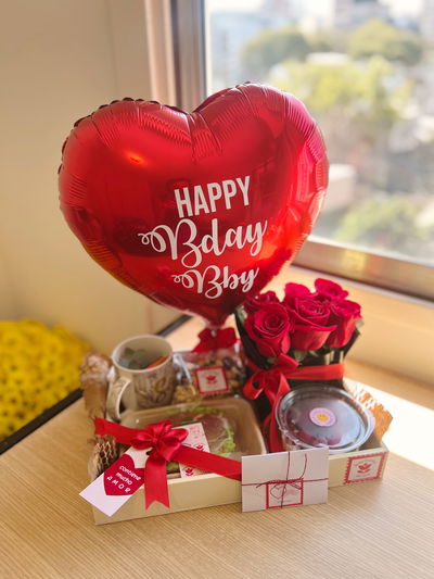 Desayuno Saludable con 6 Rosas importadas 