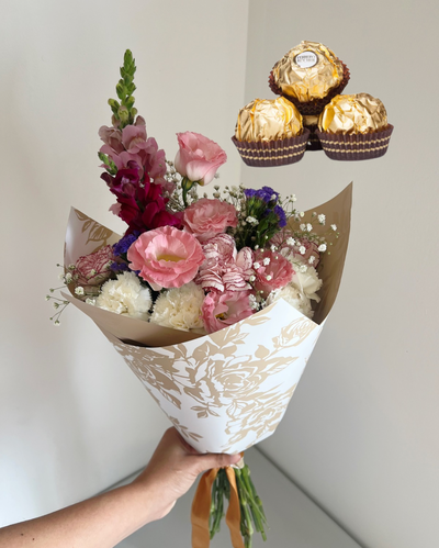 Ramo surtido Sol + 6 bombones Ferrero