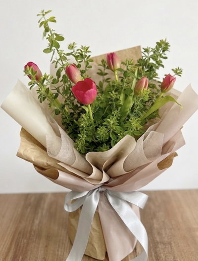 Ramo de 6 Tulipanes 