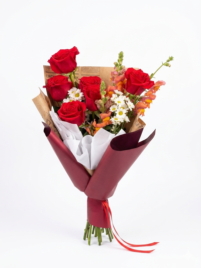 Ramo de 6 Rosas importadas