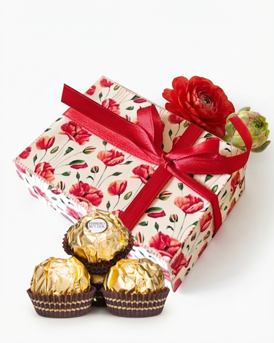 Cajita con 6 bombones ferrero