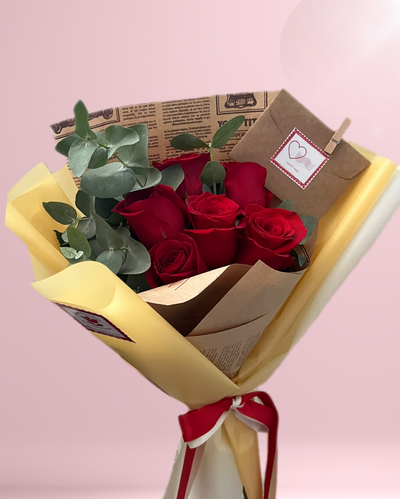 Ramo de 6 Rosas importadas