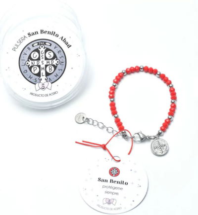 Pulsera Acero San Benito Abad