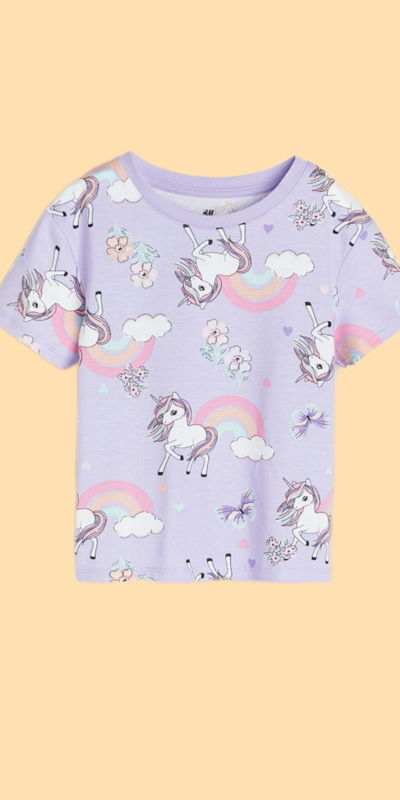Remera H&M Unicornio