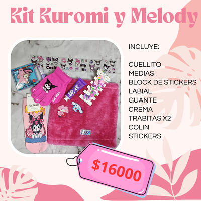 Kit Kuromi y Melody