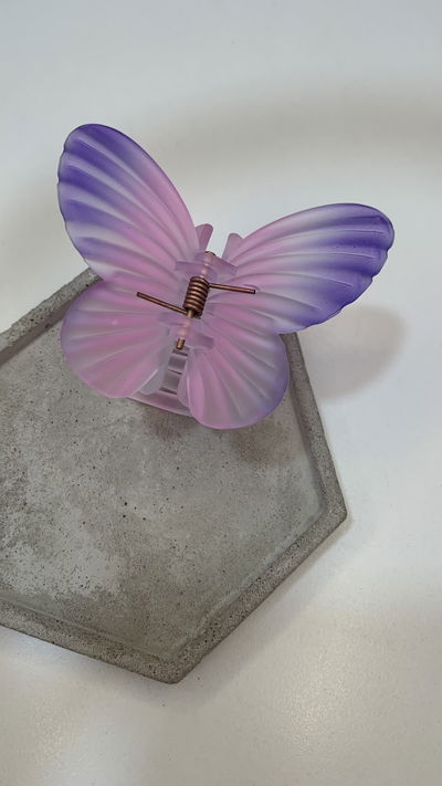 MARIPOSA DEGRADE ROSA CON VIOLETA