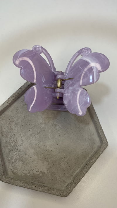 MARIPOSA ESTILO MÁRMOL VIOLETA