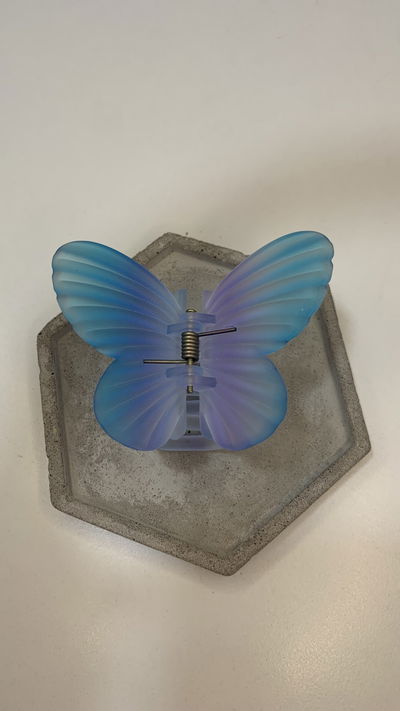 MARIPOSA DEGRADE VIOLETA Y CELESTE