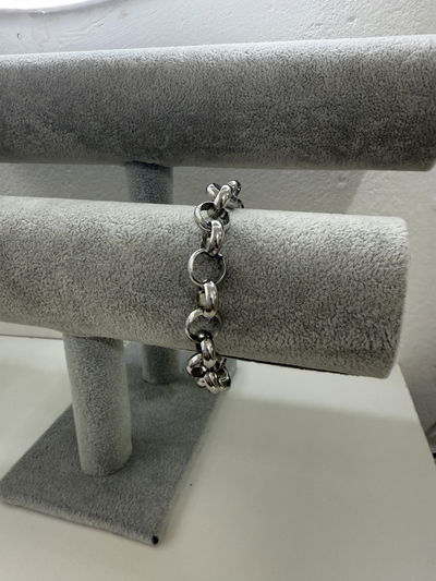 PULSERA ROLO ACERO QUIRÚRGICO (20CM)