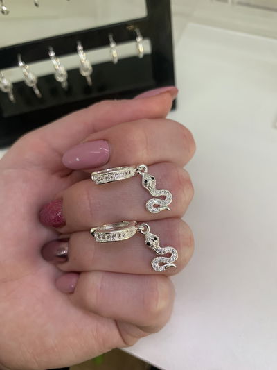 ARGOLLAS KIP SNAKE 3CM acero blanco 