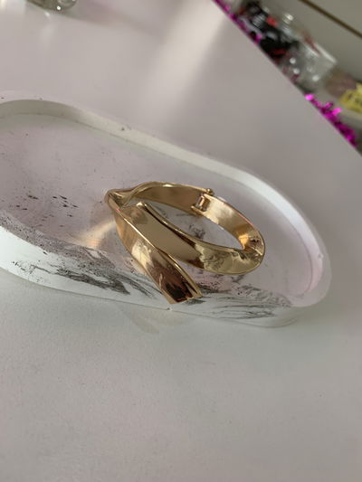BRAZALETE PULSERA GASKI REAL DORADO 5CMD (5CM)