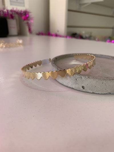 BRAZALETE LOVE DORADO
