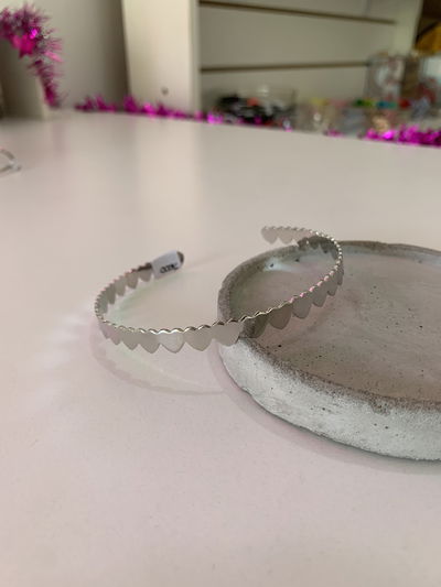 BRAZALETE LOVE PLATEADO