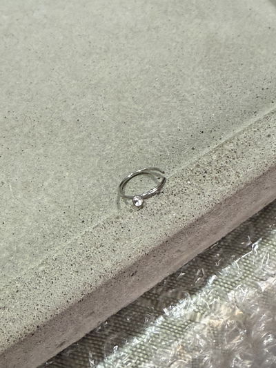 PIERCING ARGOLLA NARIZ STRASS ACERO QUIRÚRGICO 
