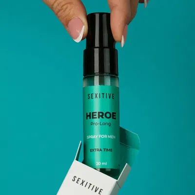 HEROE Pro-Long Extra Time - Spray masculino 20ml