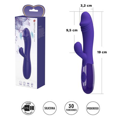 Estimulador De Punto G Con Carga USB Y 30 Modos De Vibración