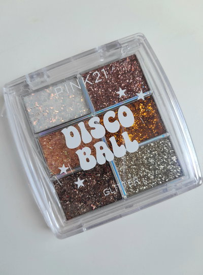 Sombras glitter Disco Ball Pink 21