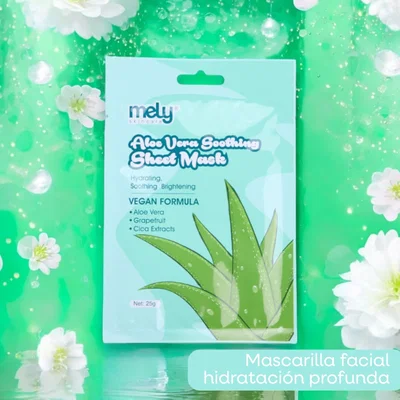Mascarilla aloe vera Mely