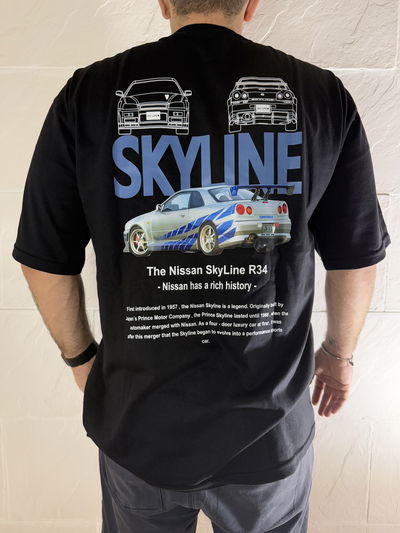 Remera Oversize Nissan Skyline