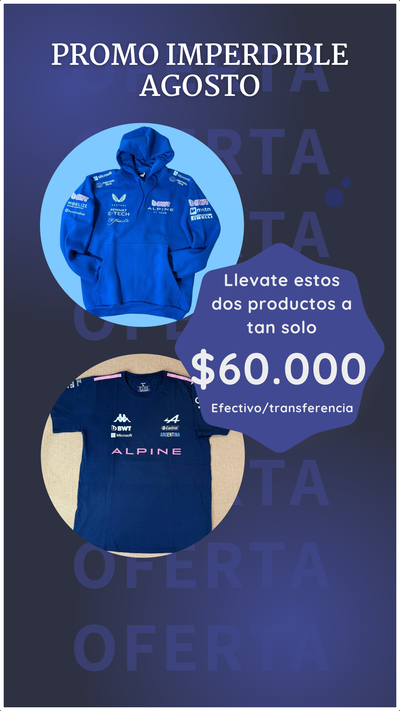 Combo buzo+remera Alpine