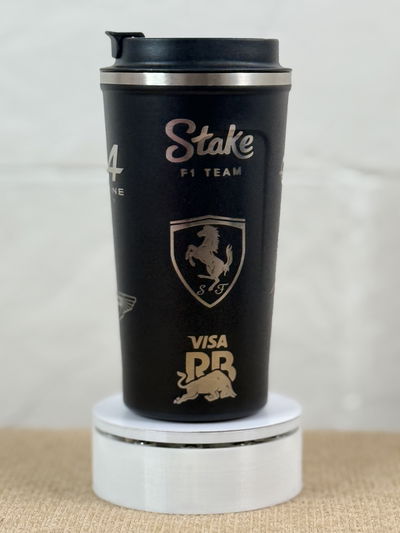 Vaso termico cafetero con escuderias F1