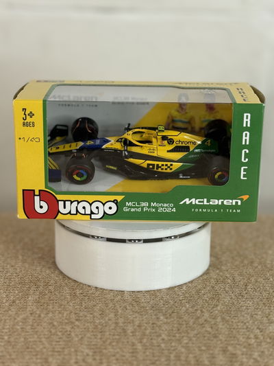 Mclaren Mcl38 F1 #4 Lando Norris 1:43 Burago Grand Prix Monaco 2024