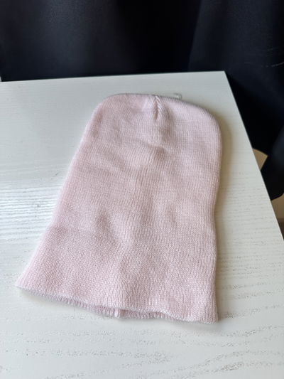 Gorro rosa pastel