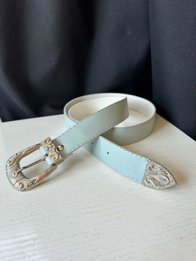 CINTO CELESTE PASTEL