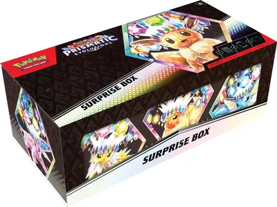 Pokémon Tcg: Prismatic Evolutions Surprise Box Idioma Inglés