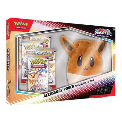 Pokemon! Prismatic Evolutions Accessory Pouch Special Collection Ingles