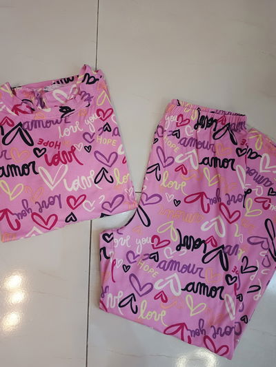 Pijama dos piezas pink love