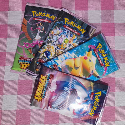 4 sobres pokemon