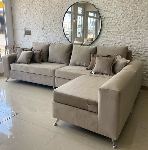 Sillón cuatro cuerpos XL esquinero - Modelo Amazon XL con camastro