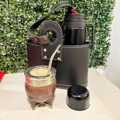 COMBO 71 - Mate Imperial, Termo, Canasta OVAL y Bombilla